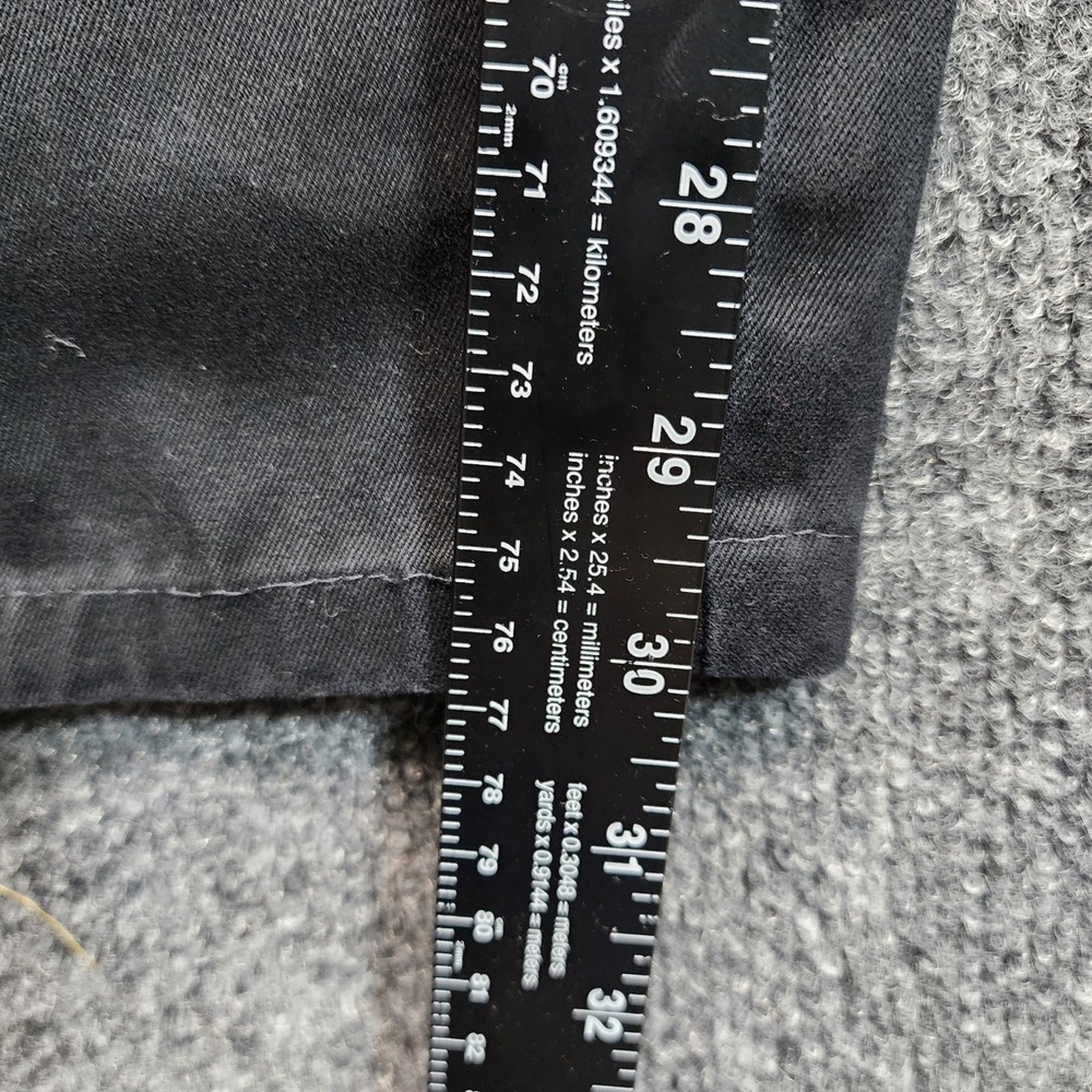L.L.Bean Vintage Women's High Waist 90s Mom Tapered Black Chino Pants 10 Tall - Picture 3 of 8